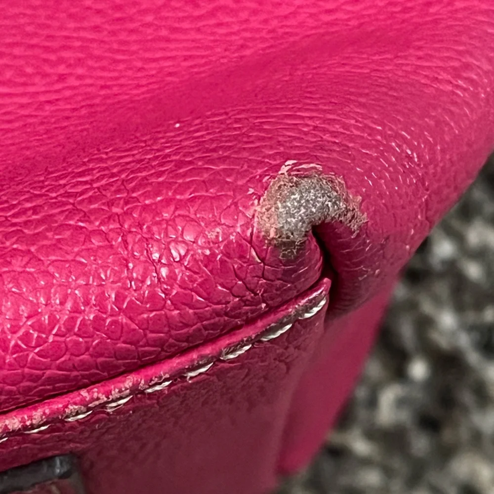 Dooney and Bourke pink leather shoulder bag - Picture 3 of 9